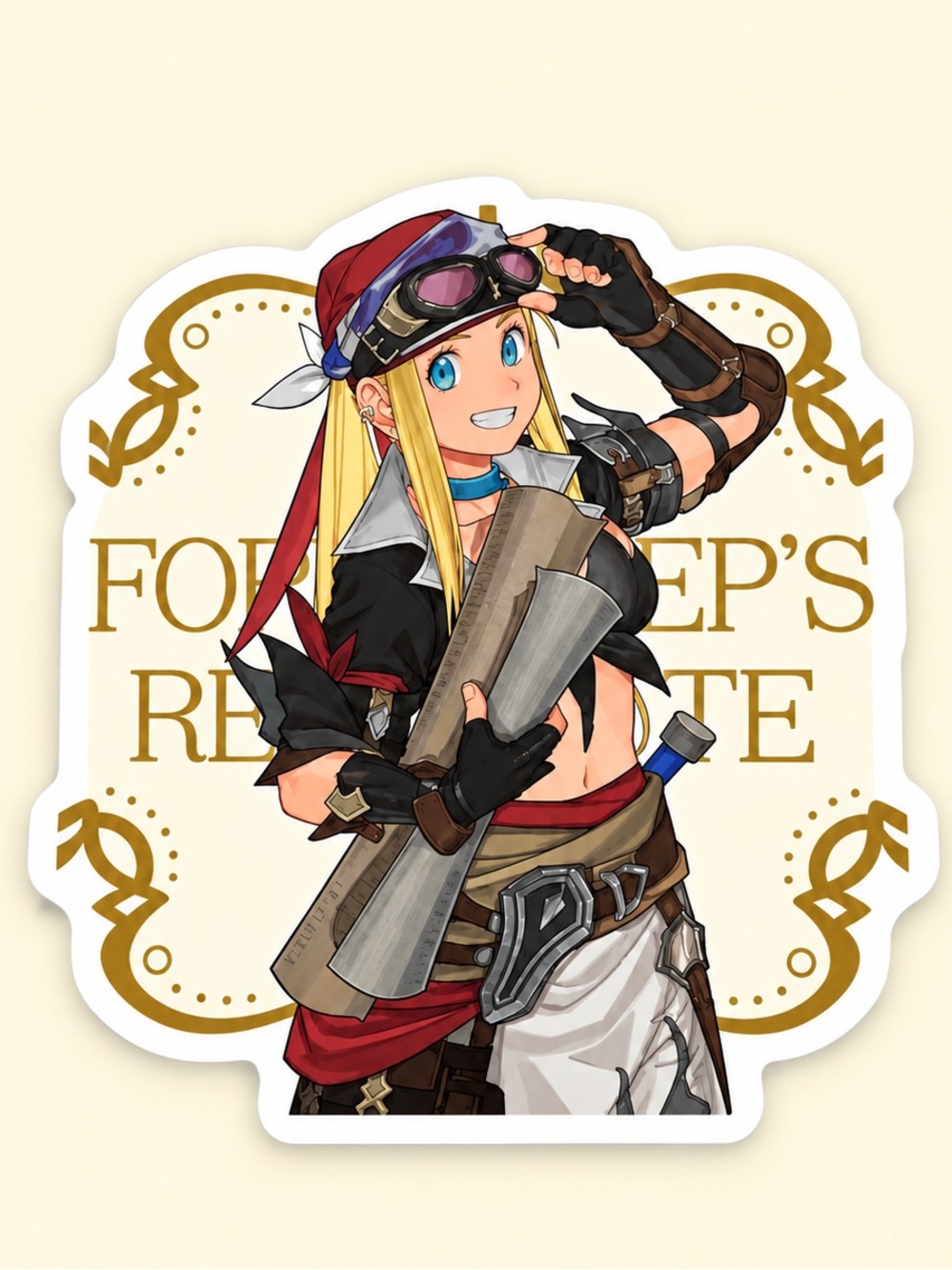Winry Rockbell Fullmetal Alchemist Anime Vinyl Sticker